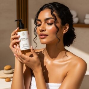 كريم / مقشر فاخر بزيت الأركان – تجربة سبا منزلية فاخرة