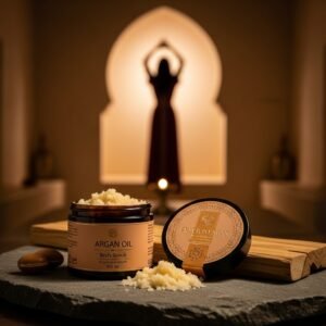 كريم أو مقشر طبيعي بزيت الأركان – ترطيب وتجديد يومي